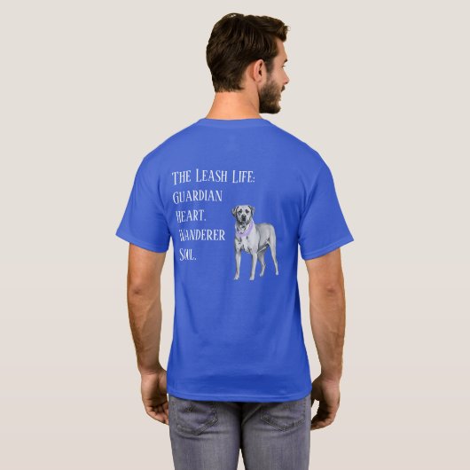Pitthound: Guardian Heart T-shirt (Achterkant volledig)