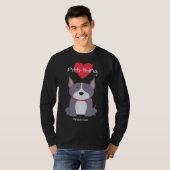 Pitti Thing Love Pit Bull Mix Rescue Hondenliefheb T-shirt (Voorkant volledig)
