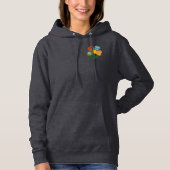 Pittie als een bloem hoodie (Voorkant)