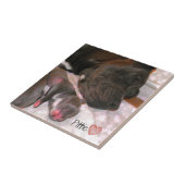 Pittie Love Tegeltje (Zijkant)