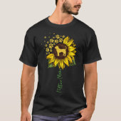 Pittie Ma Sunflower Pitbull Lover Gifts Dog Ma M T-shirt (Voorkant)