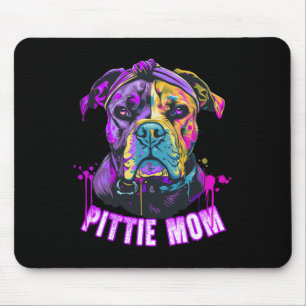 Pittie Mam Pitbull Hondenliefhebbers Moederdag Muismat