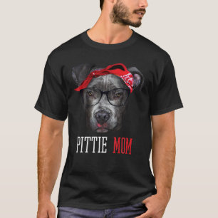 Pittie Mam Pitbull Hondenliefhebbers Moederdag T-shirt