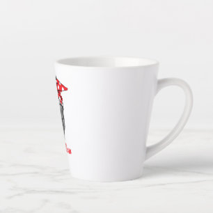 Pittie Mam Shirt voor Pitbull Hondenliefhebbers-Mo Latte Mok