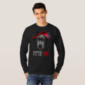 Pittie mama Pitbull Dog Moederdag T-shirt (Voorkant volledig)
