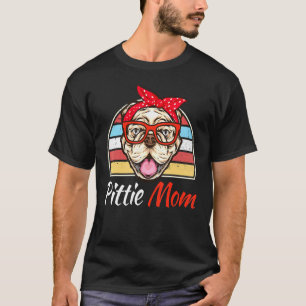  Pittie Moeder Amerikaanse Pitbull Terrier Dog T-shirt
