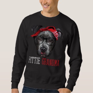 Pittie Oma Pitbull Granny Hondenliefhebbers Grootm Trui