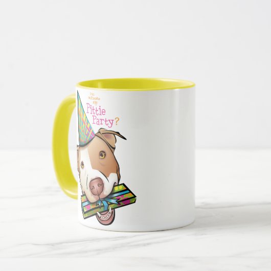 Pittie Party Mok (Voorkant links)