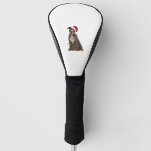 Pittie Pitbull Kerstverlichting Xmas Hondenliefheb Golfheadcover