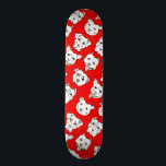 "Pittie Pittie alsjeblieft!" Dog Drawing Pattern Persoonlijk Skateboard<br><div class="desc">Sinds ik mijn pit-stier,  Nami,  adopteerde,  ben ik een pleitbezorger geworden voor pit-stieren. Ze zijn zo loyaal en liefdevol. Ik tekende verschillende soorten putstieren met verschillende gezichtsuitdrukking met een borstelpen en een inktpen.</div>