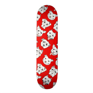 "Pittie Pittie alsjeblieft!" Dog Drawing Pattern Persoonlijk Skateboard