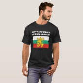 Pittig Als Peper Sterk Als Balkan Citaat T-shirt (Voorkant volledig)