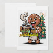 Pittig en Gecaffëineerd Kaart (Voorkant / Achterkant)