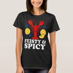 Pittig en pittig komische rivierkreeft kookfeest s t-shirt