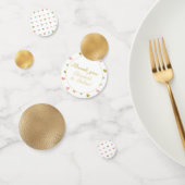 Pittig Leven Moderne Harten Meerkleurig DANK JE Confetti (Groep)