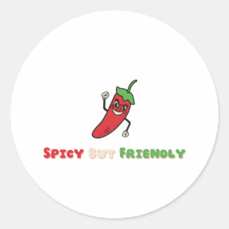 Pittig maar vriendelijk 🌶 Hispanic Heritage Month Ronde Sticker