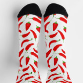 Pittig Red Chili Pepper patroon Sokken (Top)