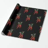 Pittig Rood Chilipeper Inpakpapier (Uitgerold)