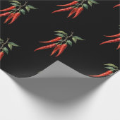 Pittig Rood Chilipeper Inpakpapier (Hoek)
