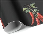 Pittig Rood Chilipeper Inpakpapier (Rol Hoek)