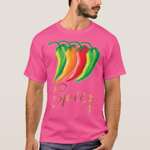 Pittig Shirt hete en pittige peper