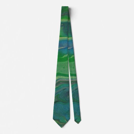 Pittige 1 Wilde Crazy Groene Das (Voorkant)