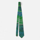 Pittige 1 Wilde Crazy Groene Das (Achterkant)