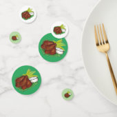 Pittige BBQ Buffel Kip Wings Tailgate Party Confetti (Groep)