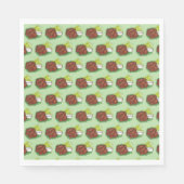 Pittige BBQ Buffel Kip Wings Tailgate Party Servet (Voorkant)