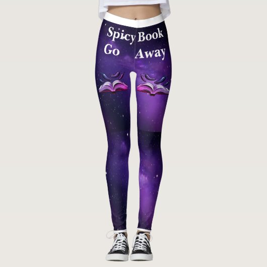 Pittige Boek Leggings (Voorkant)