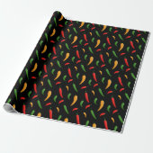 Pittige Chilipepers Inpakpapier (Uitgerold)