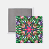 Pittige Kaleidoscoopmagneet Magneet (Voorkant / Achterkant)