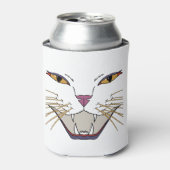 pittige kattenliefhebber blikjeskoeler (Blikje Voorkant)