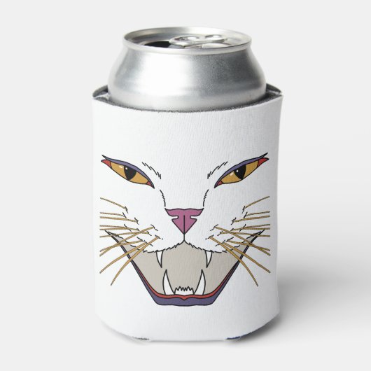 pittige kattenliefhebber blikjeskoeler (Blikje Voorkant)