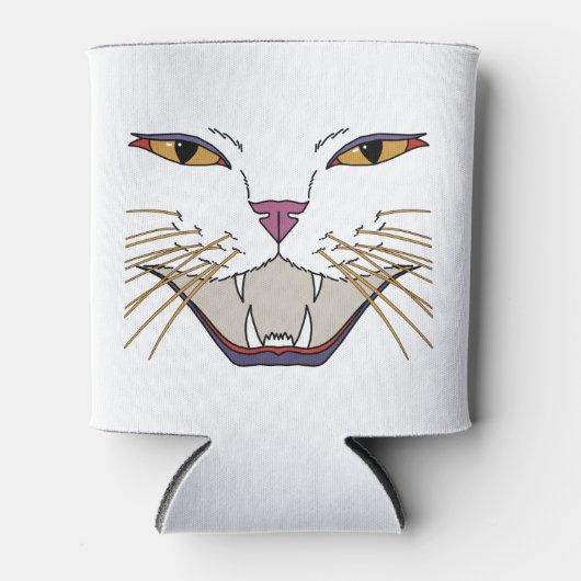 pittige kattenliefhebber blikjeskoeler (Voorkant)