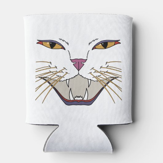 pittige kattenliefhebber blikjeskoeler (Achterkant)