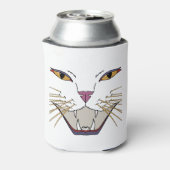 pittige kattenliefhebber blikjeskoeler (Blikje Achterkant)