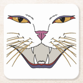 pittige kattenliefhebber kartonnen onderzetters