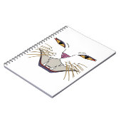 pittige kattenliefhebber notitieboek (Linkerzijde)