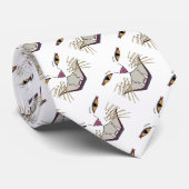 pittige kattenliefhebber stropdas (Opgerold)