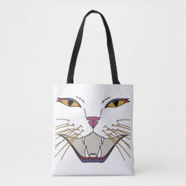 pittige kattenliefhebber tote bag