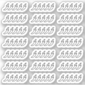 Pittige lege peper boek beoordeling Bujo planner Sticker (Voorkant)