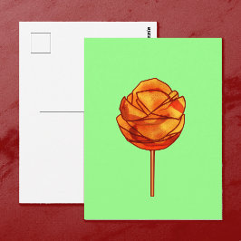 Pittige Mango Aan Een Stokje Briefkaart