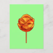 Pittige Mango Aan Een Stokje Briefkaart (Voorkant)