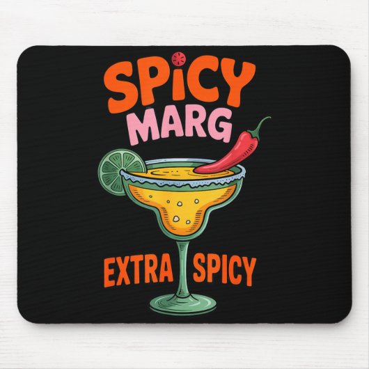 Pittige marg extra cinco de mayo zomer pub bar muismat (Voorkant)