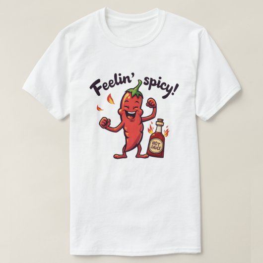 Pittige Peper T-shirt (Design voorkant)