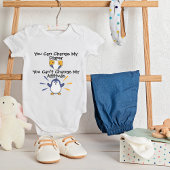 Pittige pinguïn met attitude baby body romper