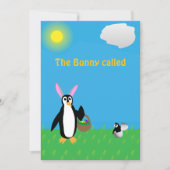 Pittige Pinguïn Pasen Humor Kaart (Voorkant)