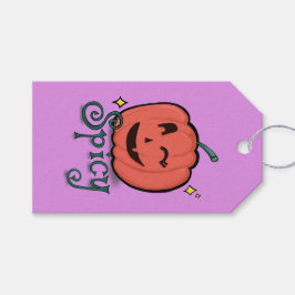 Pittige Pompoen Specerij Cadeaulabel