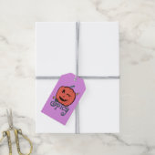 Pittige Pompoen Specerij Cadeaulabel (Met Touw)